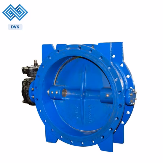 Gearbox Switch Box Double Acting Actuator Soft Seat Wafer or Flanged Butterfly Valve with Pneumatic Actuator